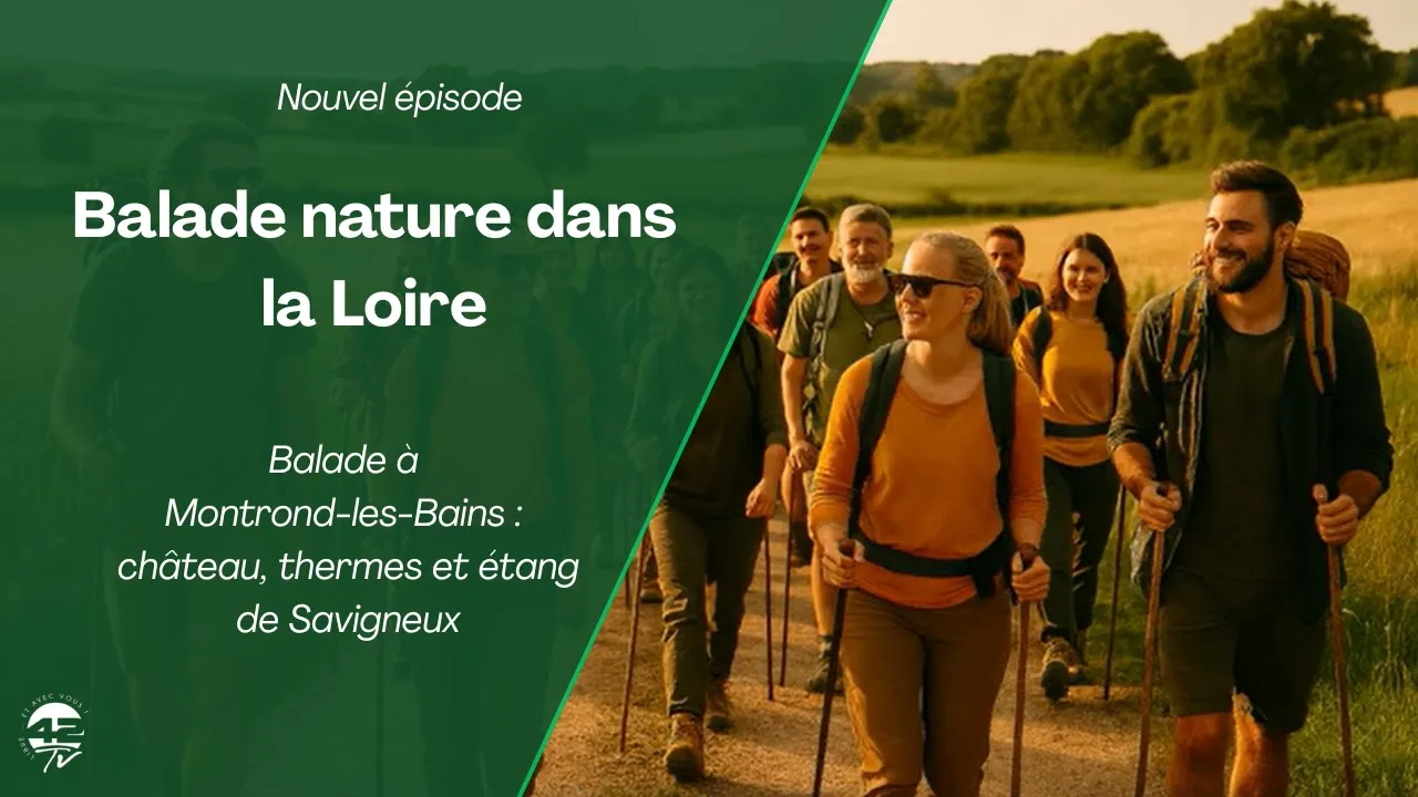 ⁣Balade nature dans la Loire : Montrond-les-Bains & Savigneux balade entre château, thermes et na
