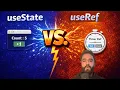 useState vs useRef - When NOT to Use State React Interview Question