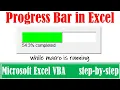 Progress bar while macro is running in Excel