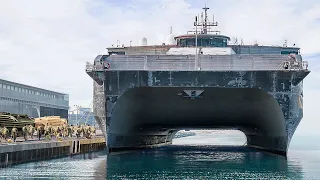 Inside US Navy s Fastest Ships Transporting Billion Worth of Military Hardware