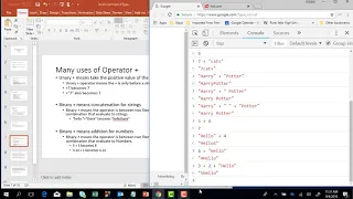 8c JavaScript String Operators