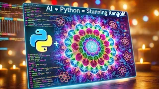 Creating a Stunning AI-Generated Rangoli with Python
