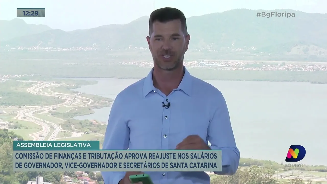 Comissão da Alesc aprova reajuste nos salários de governador, vice e secretários de estado