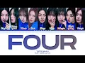 TWICE FOUR Lyrics (Color Coded Lyrics)