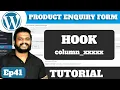 Ep41 - Custom Enquiry Form Plugin in WordPress Tutorial Source Code