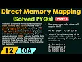 Direct Memory Mapping - Solved PYQs Part 3