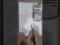 Fixed point method by calculator