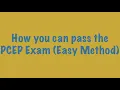 How you can pass the PCEP exam really easy method