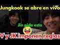 Download Lagu JK se confiesa en vivo,V y JK ponen reglas para ARMY, la impactante petición de Jin,un live caótico.