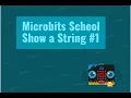 Show a String