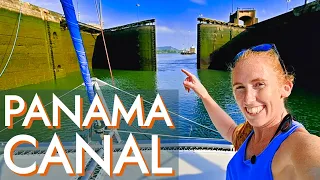 Sailing through the PANAMA CANAL in our CATAMARAN! [Ep83 RED SEAS]