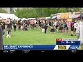 Fans enjoy sunny day at NFL Draft Experience at Point State Park