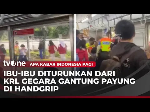 Viral Kericuhan di KRL Gegara Gantung Payung di Handgrip