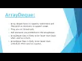 ArrayDeque Class