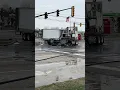 Fiery crash involving semi shuts down Ford and Haggerty roads in Canton Michigan