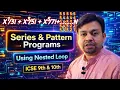 Smart and Fastest Way To Solve Java Series Pattern Programs ICSE Computer Class 9th 10th