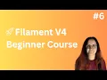 Filament V4 Beginner to Intermediate Course Episode 6 - Column