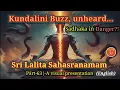 Download Lagu Sadhaka in Danger?The Unheard Kundalini Buzz Explained| Sri Lalita Sahasranamam Part-63#lalithadevi