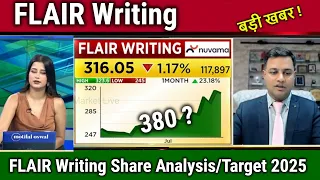 FLAIR Writing share latest news analysis flair writing industries limited share target 2025