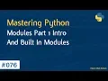 Learn Python in Arabic - Modules Part 1