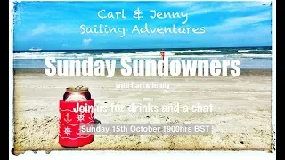 Sunday Sundowner with Carl and Jenny Sailing