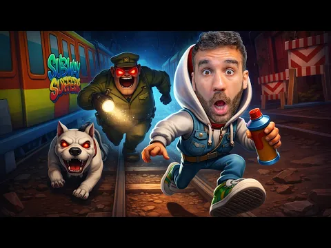 Video Thumbnail: صب وي رعب! Scary Subway Surfers