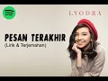 Download Lagu Lydora - Pesan Terakhir ( Lirik \u0026 Terjemahan)