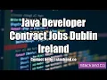 Java Developer Contract Jobs Dublin Ireland