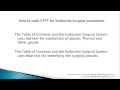 How to Code CPT for Endocrine Surgical Procedures
