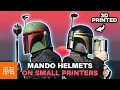 Mandalorian Helmets Using Small 3d Printers I Like To Make Stuff