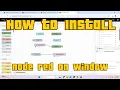 How to Install Node red on Window
