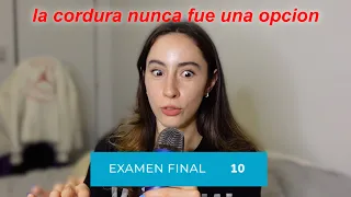 Rindiendo la materia más difícil de mi carrera