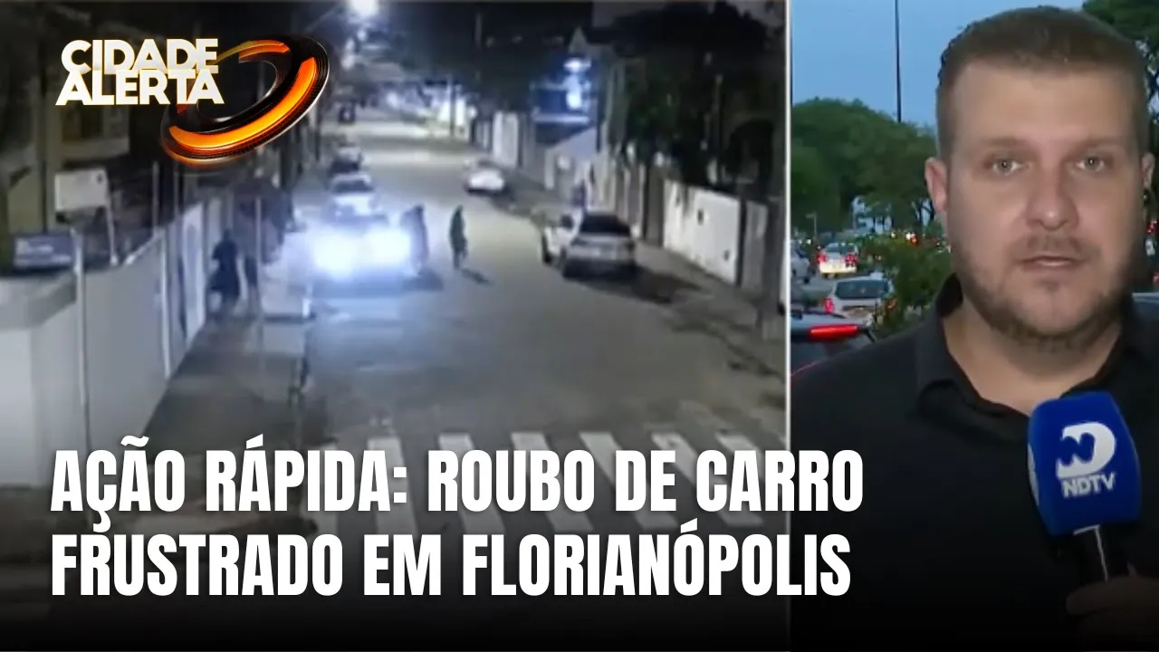 Quadrilha tenta roubar carro, mas tem ação frustrada em Florianópolis