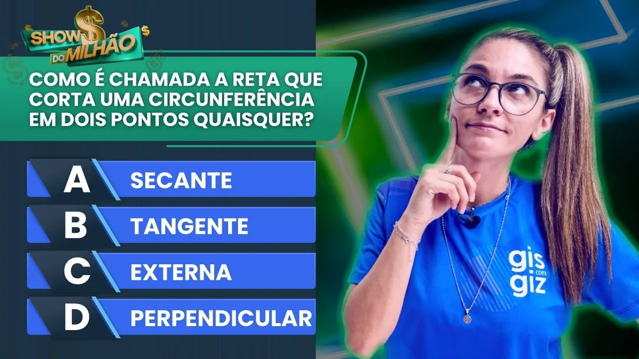 SHOW DO MILHÃO - VOCÊ ACERTARIA ESSA QUESTÃO?