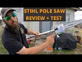 WATCH This Before buying a POLE SAW STIHL HT103 Review Test - Gas Powered for serious trees