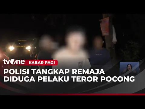 Sejumlah Remaja Terduga Pocong Jadi-Jadian Terjaring Razia Polisi
