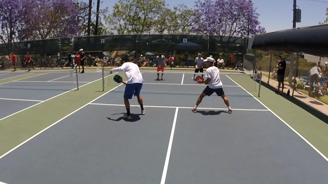 2017 Pickleball Tournament May Mayhem MD 5.0 Steve Dawson/Warnick vs. Coyle/Shinzaki Game 3