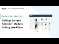Listings Sample Solution Update Listing Workflow