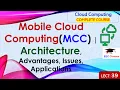 L39 Mobile Cloud Computing MCC Architecture Advantages Issues Applications Cloud Computing