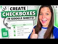 How to Create Checkboxes in Google Sheets