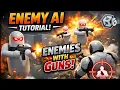 How to Make a Shooting Enemy AI in Unity Player Health NavMesh