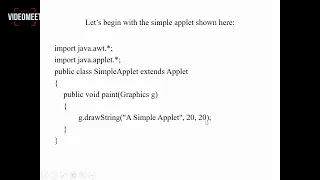 Java Applets Introduction