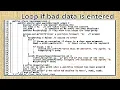 Java Input Loop