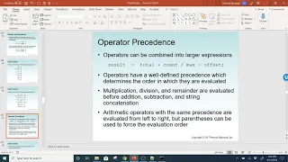 Java 1 Fall 2019 - Chapter 2 Lecture Part Three