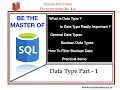 SQL-Data Type - Part