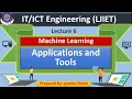 Lec-6 - Tools and Applications Machine Learning IT-ICT Engineering