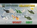 All Unturned Helicopters Worst to Best