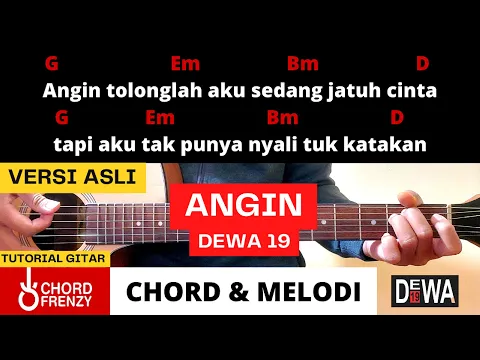 Download MP3 Tutorial Gitar (Angin) - Dewa 19 || Chord \u0026 Melodi Versi Asli