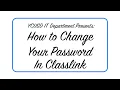 How to Change your Password in Classlink