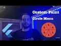 Custom Paint Create Circle Menu Flutter Development